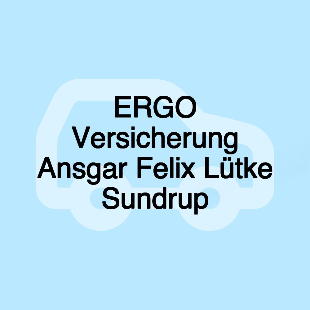 ERGO Versicherung Ansgar Felix Lütke Sundrup