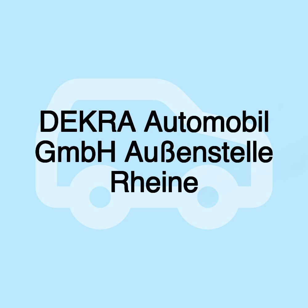 DEKRA Automobil GmbH Außenstelle Rheine