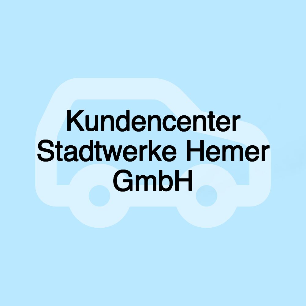 Kundencenter Stadtwerke Hemer GmbH