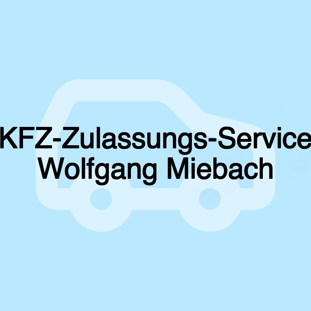 KFZ-Zulassungs-Service Wolfgang Miebach