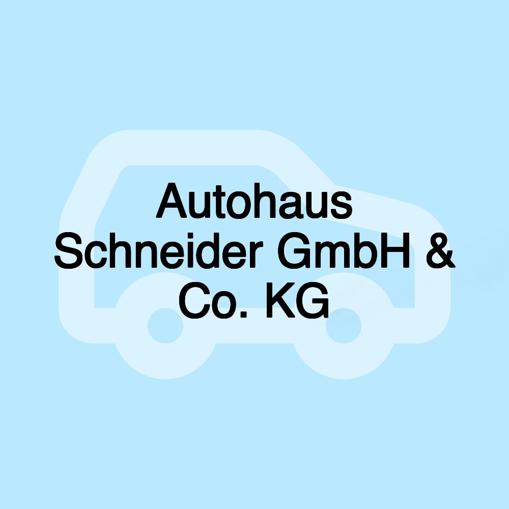 Autohaus Schneider GmbH & Co. KG