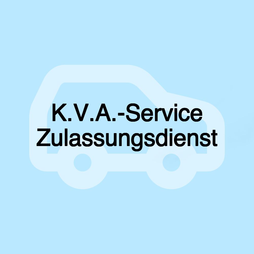 K.V.A.-Service Zulassungsdienst