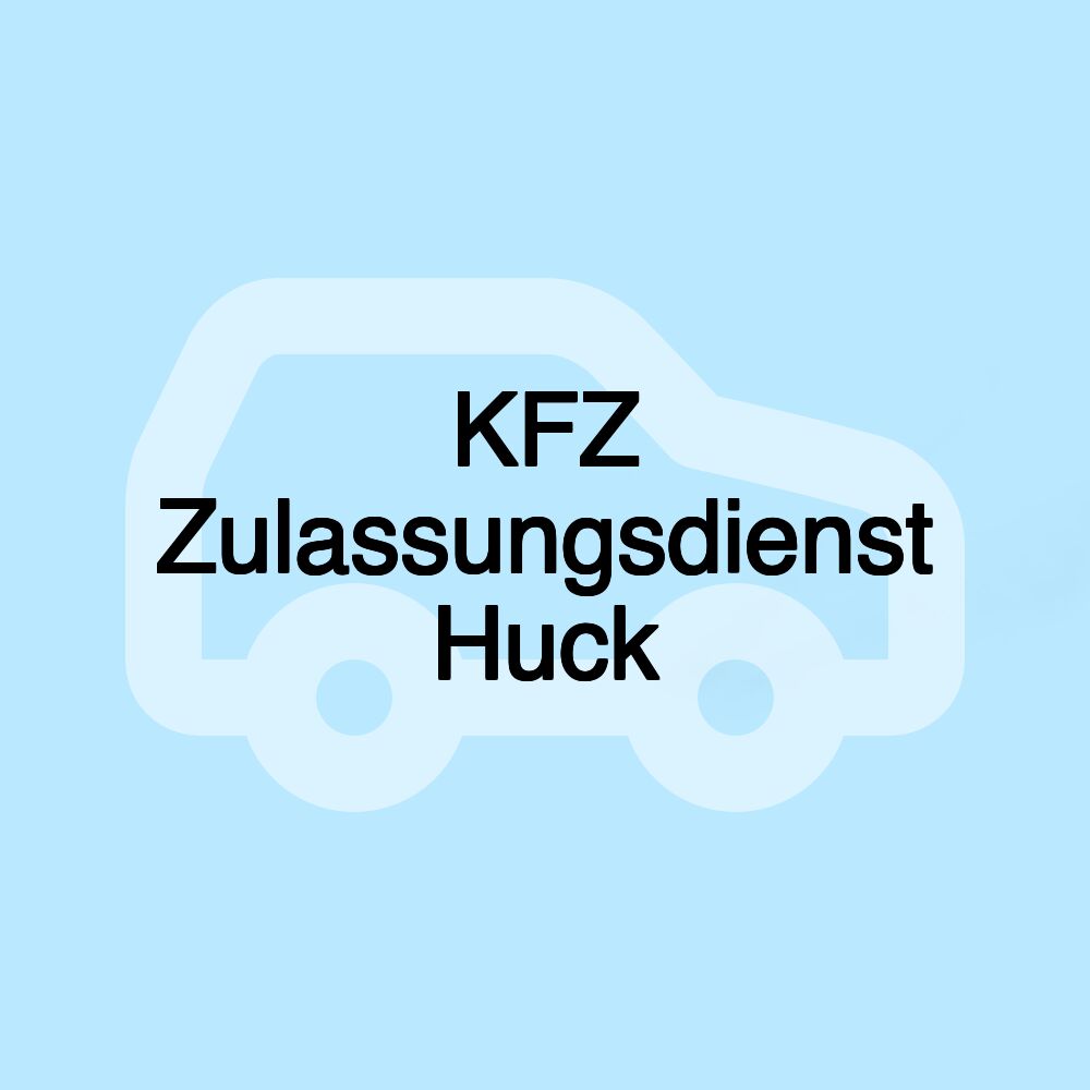 KFZ Zulassungsdienst Huck