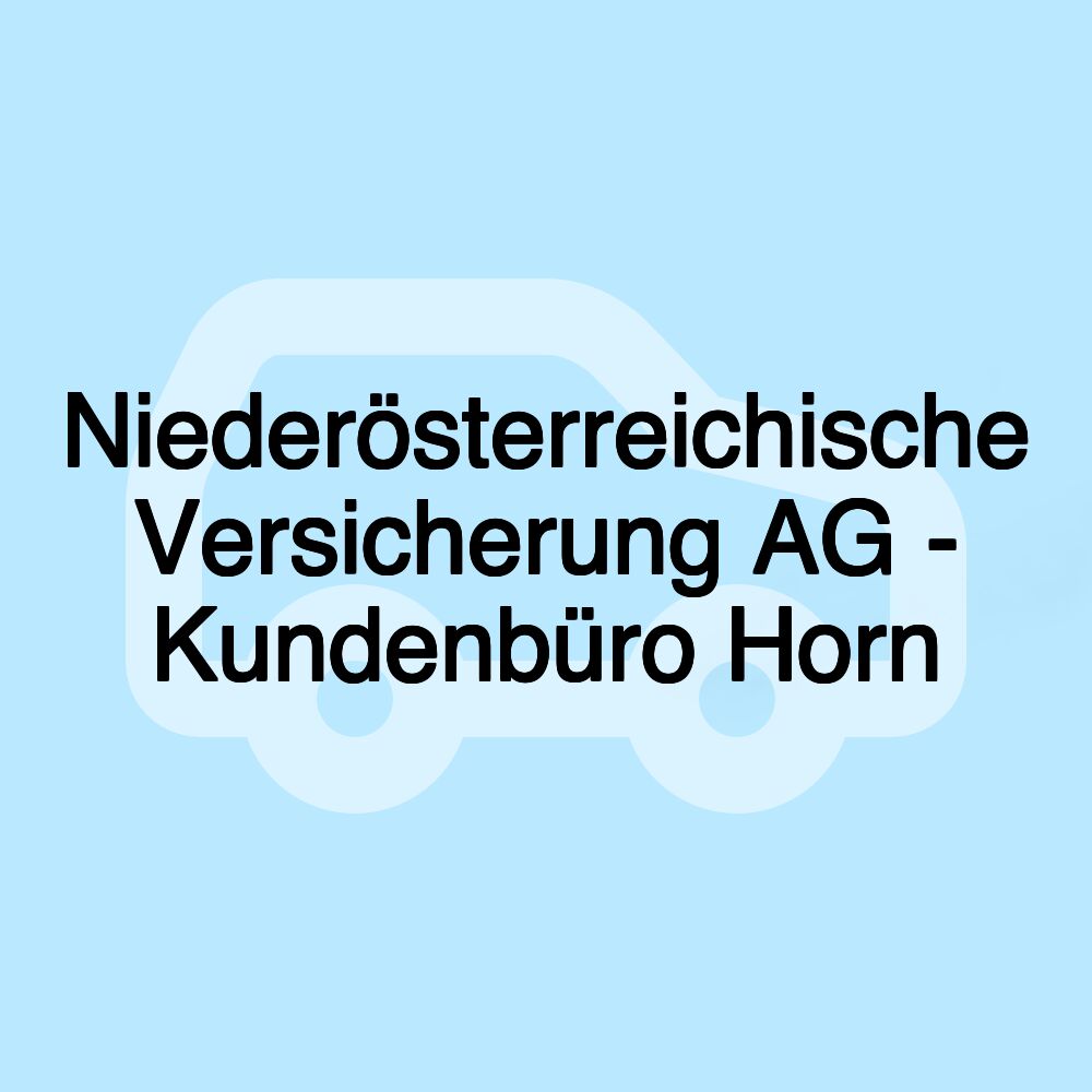 Niederösterreichische Versicherung AG - Kundenbüro Horn