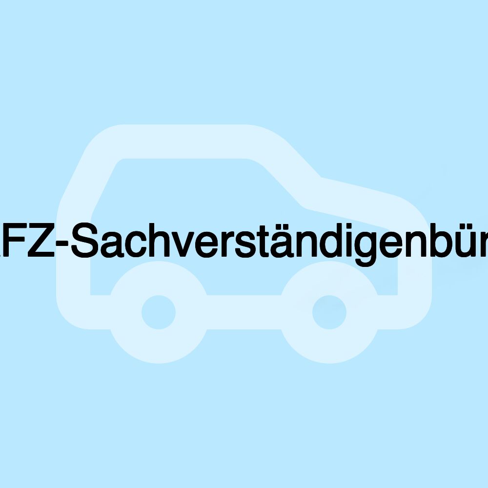 KFZ-Sachverständigenbüro