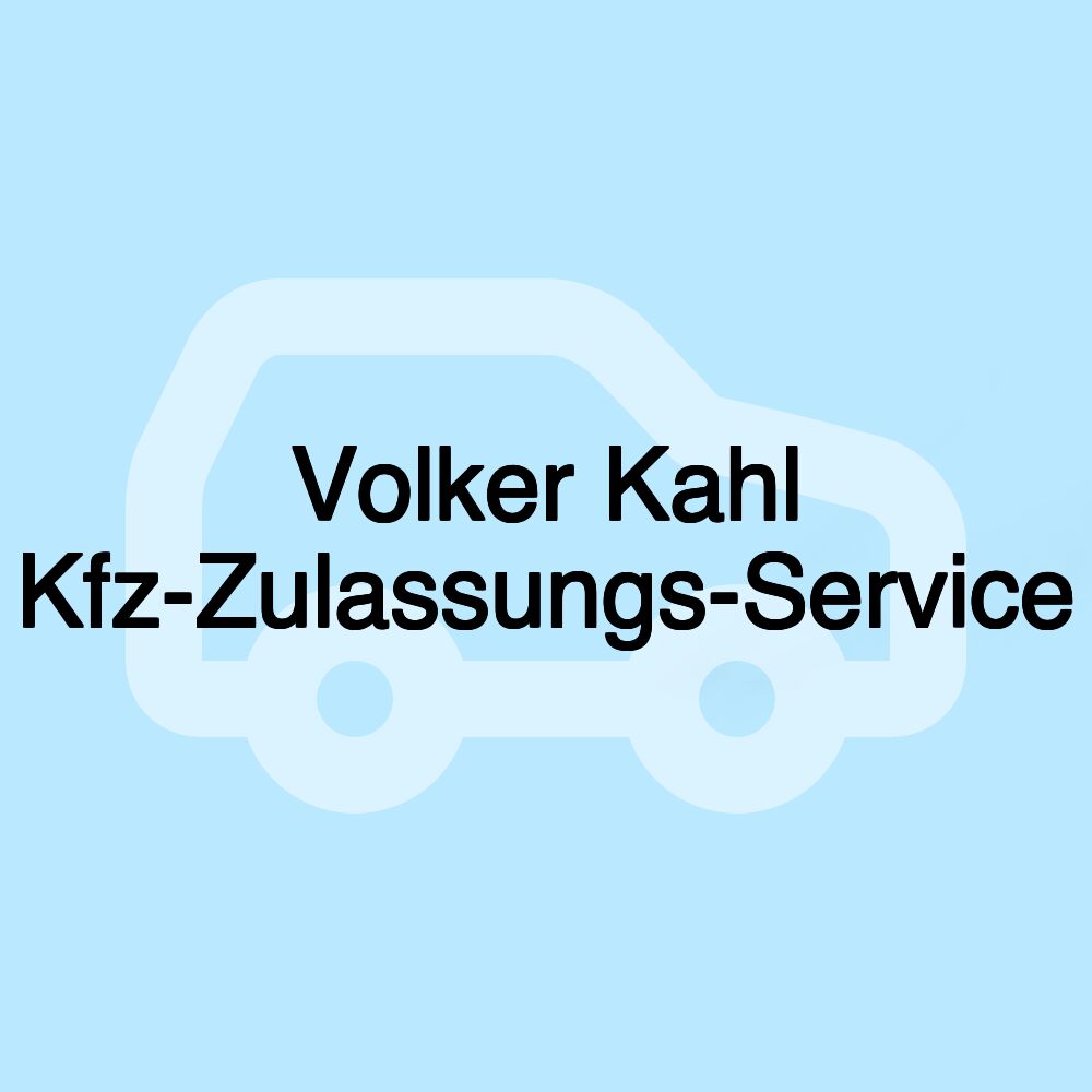 Volker Kahl Kfz-Zulassungs-Service