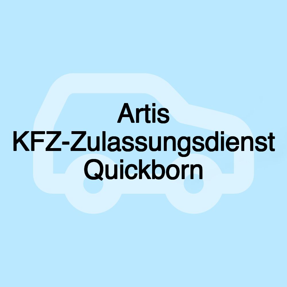 Artis KFZ-Zulassungsdienst Quickborn