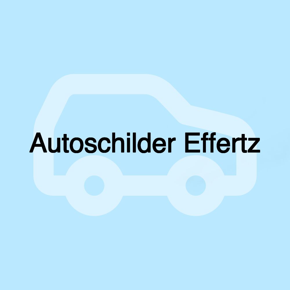 Autoschilder Effertz