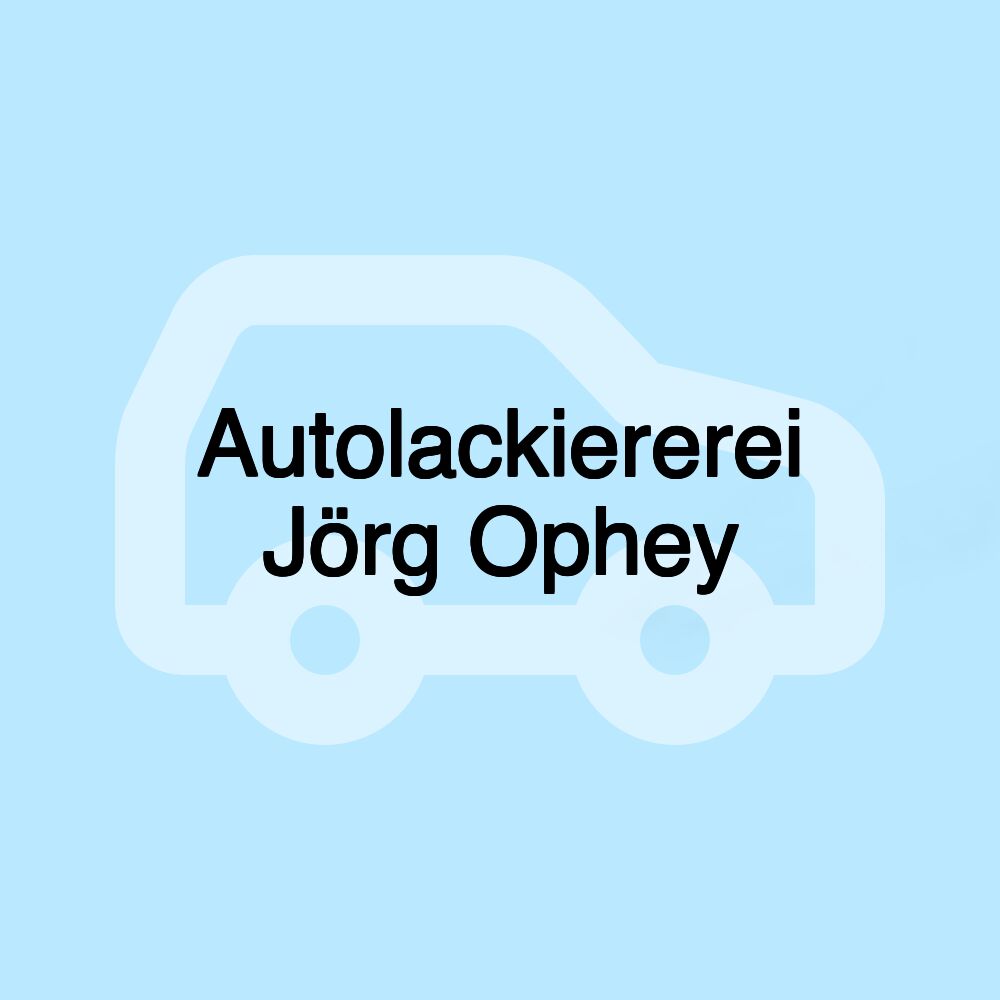 Autolackiererei Jörg Ophey