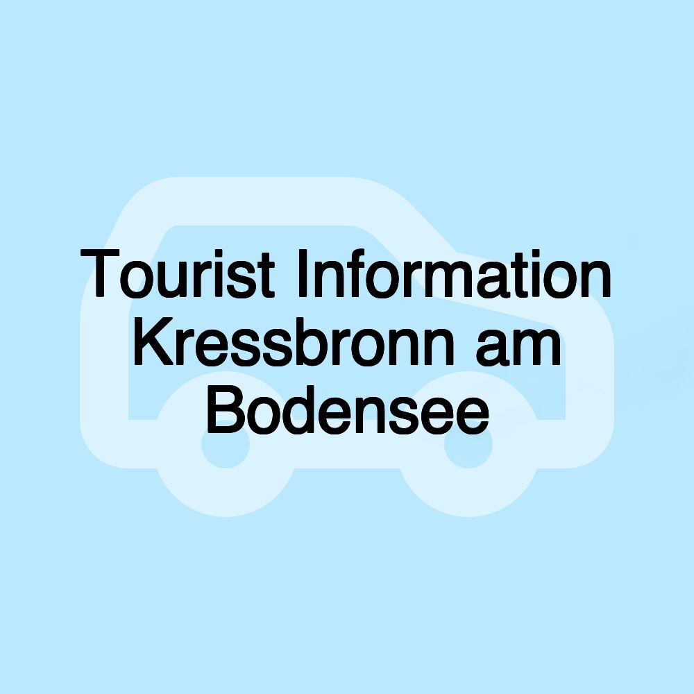 Tourist Information Kressbronn am Bodensee