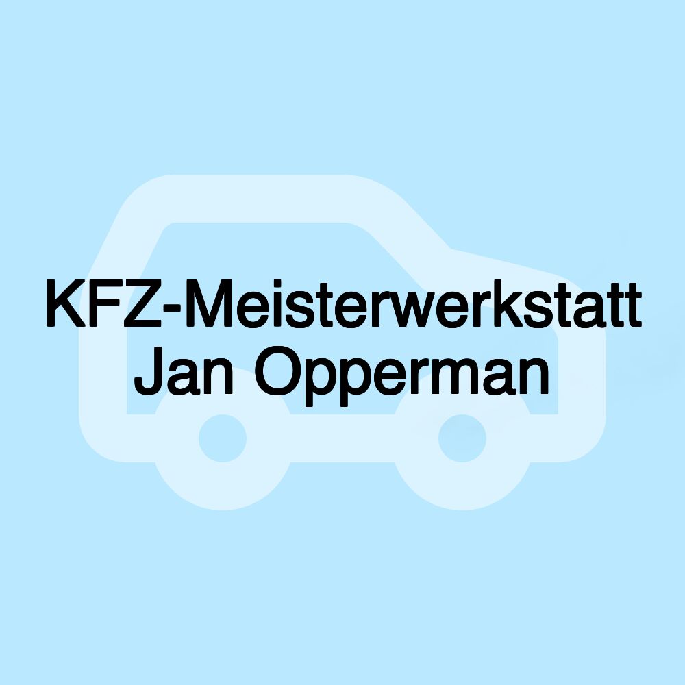 KFZ-Meisterwerkstatt Jan Opperman