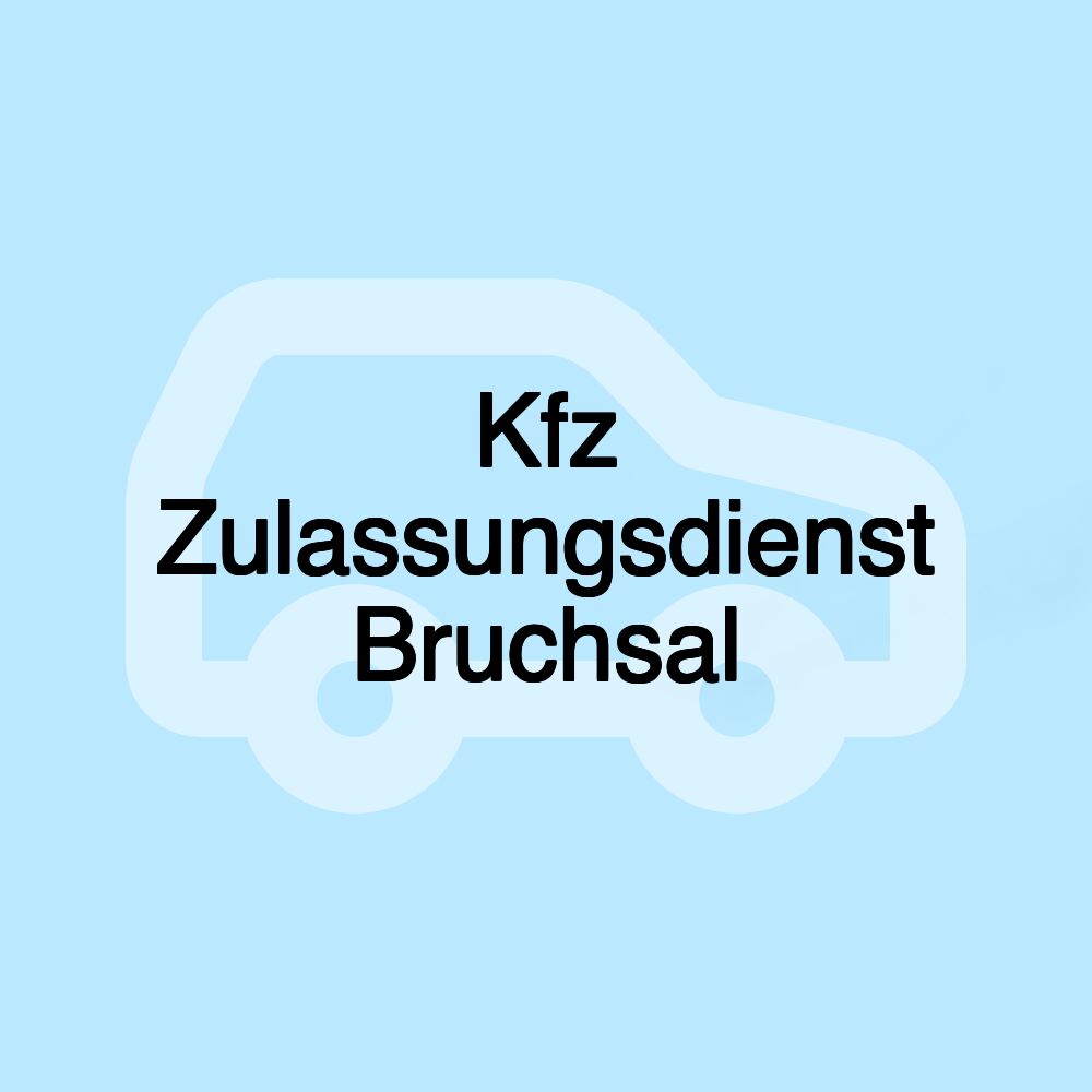 Kfz Zulassungsdienst Bruchsal