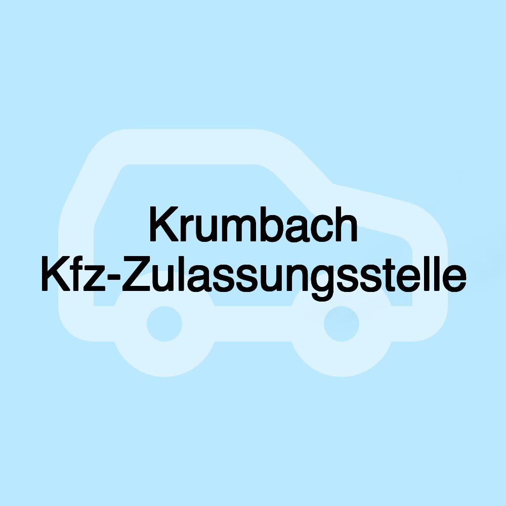 Krumbach Kfz-Zulassungsstelle