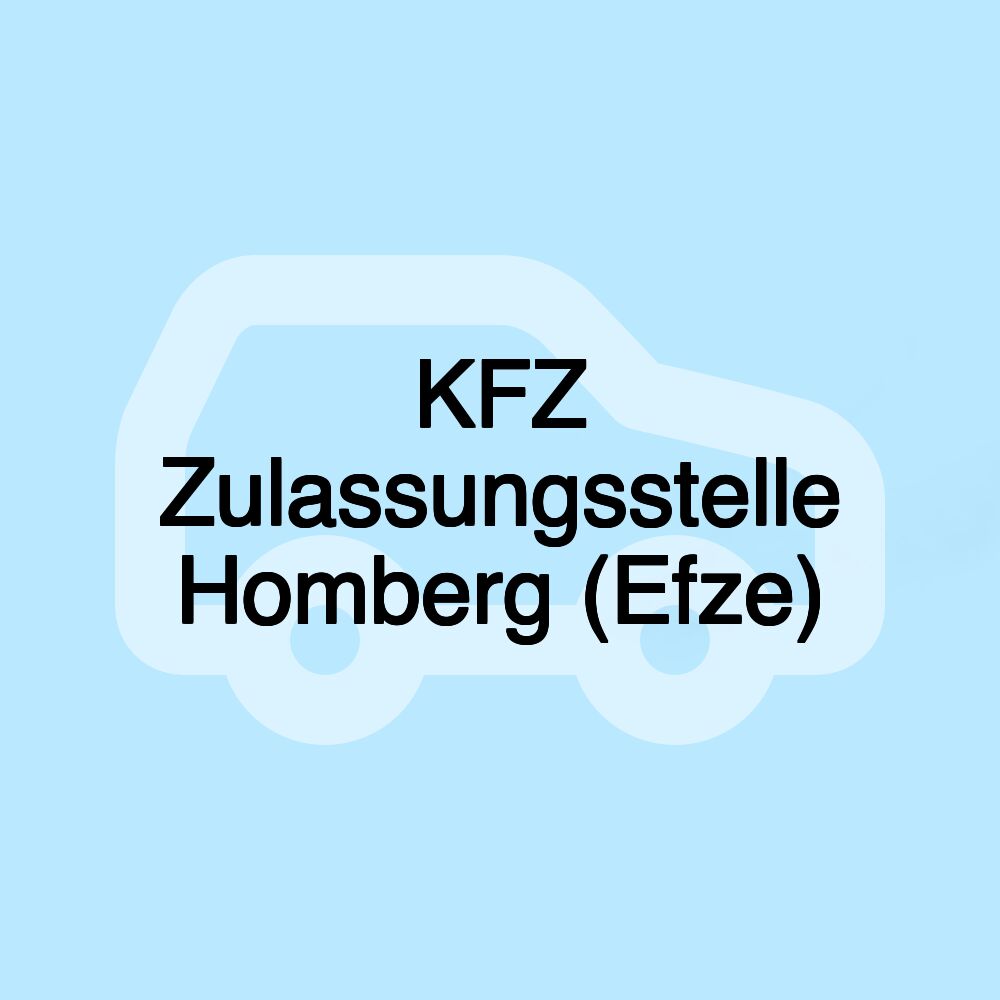 KFZ Zulassungsstelle Homberg (Efze)