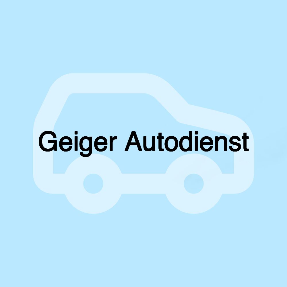 Geiger Autodienst