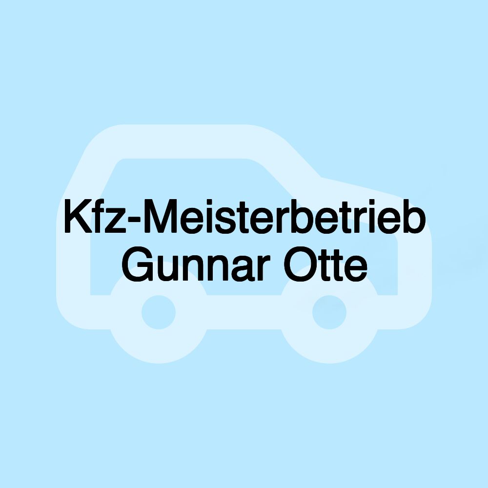 Kfz-Meisterbetrieb Gunnar Otte