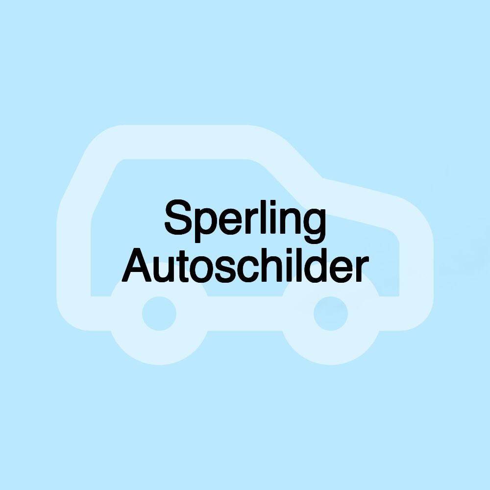 Sperling Autoschilder