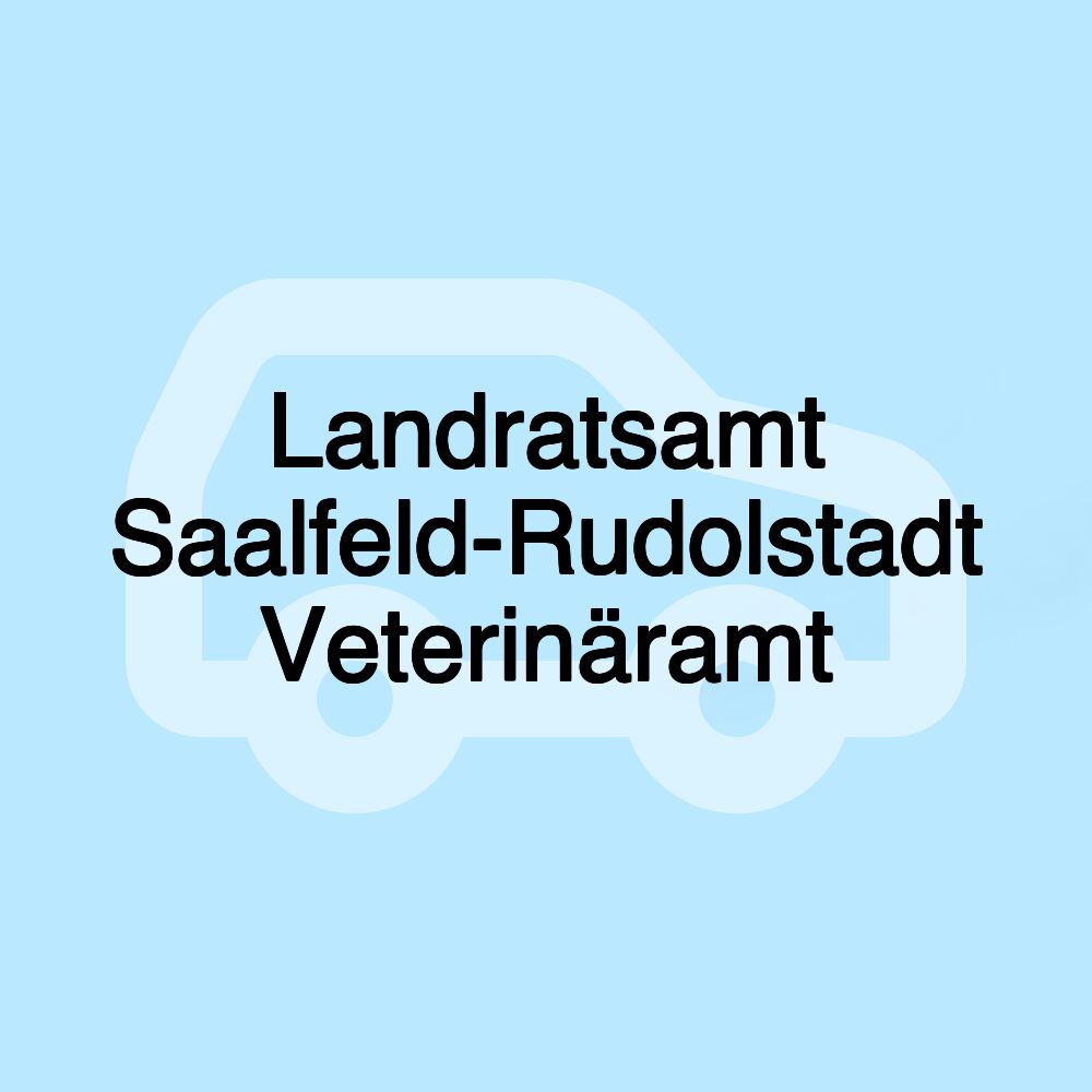 Landratsamt Saalfeld-Rudolstadt Veterinäramt