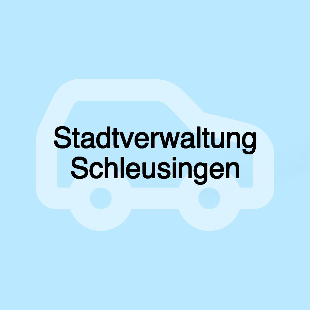 Stadtverwaltung Schleusingen