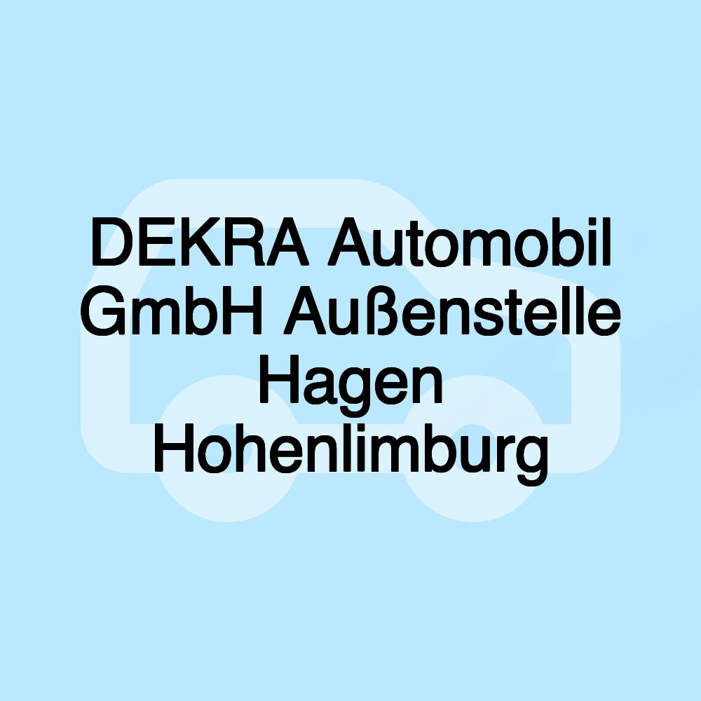 DEKRA Automobil GmbH Außenstelle Hagen Hohenlimburg