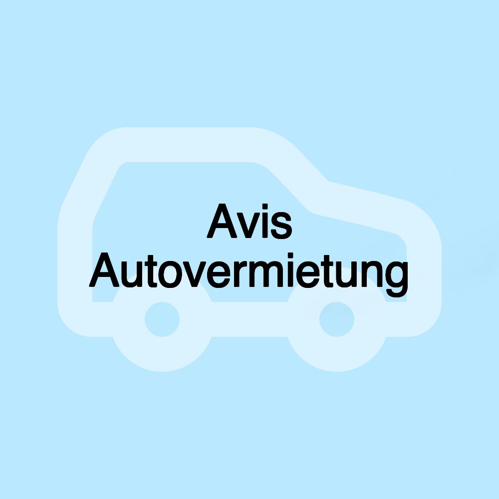 Avis Autovermietung