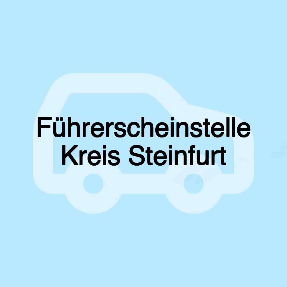 Führerscheinstelle Kreis Steinfurt