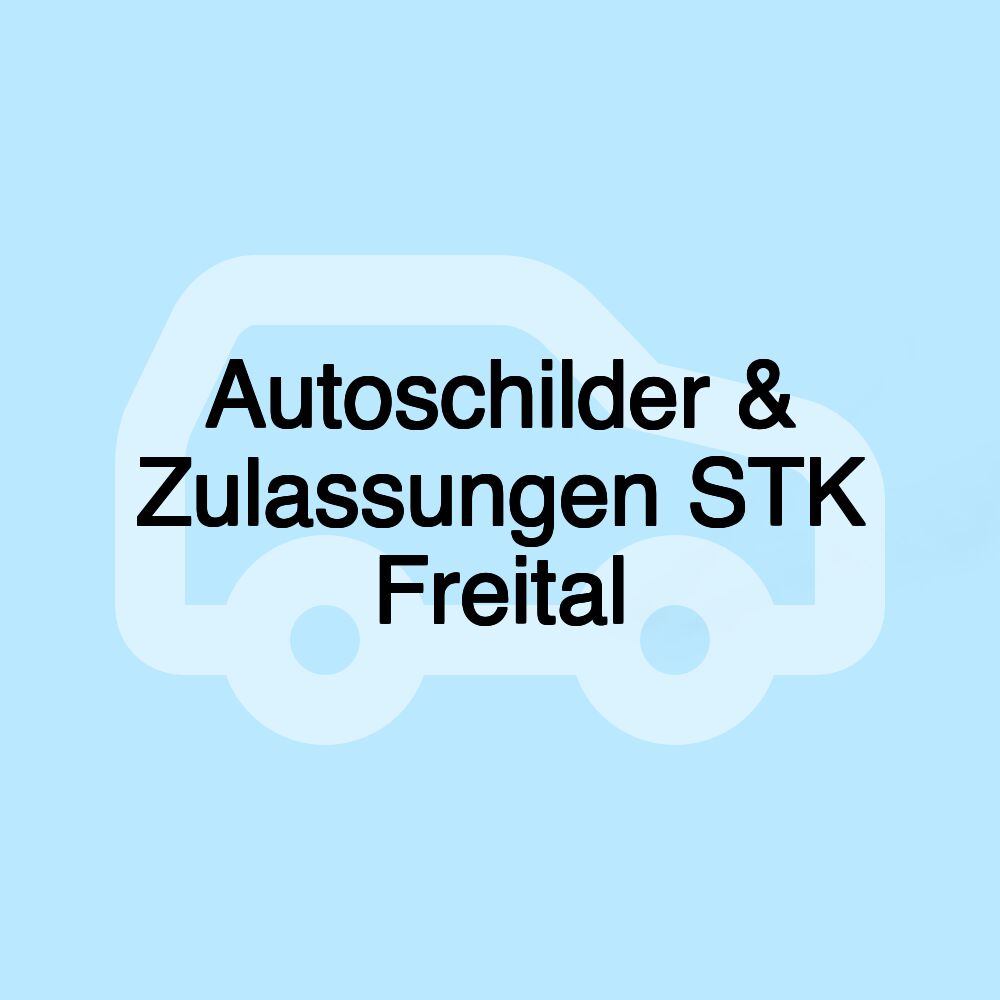 Autoschilder & Zulassungen STK Freital