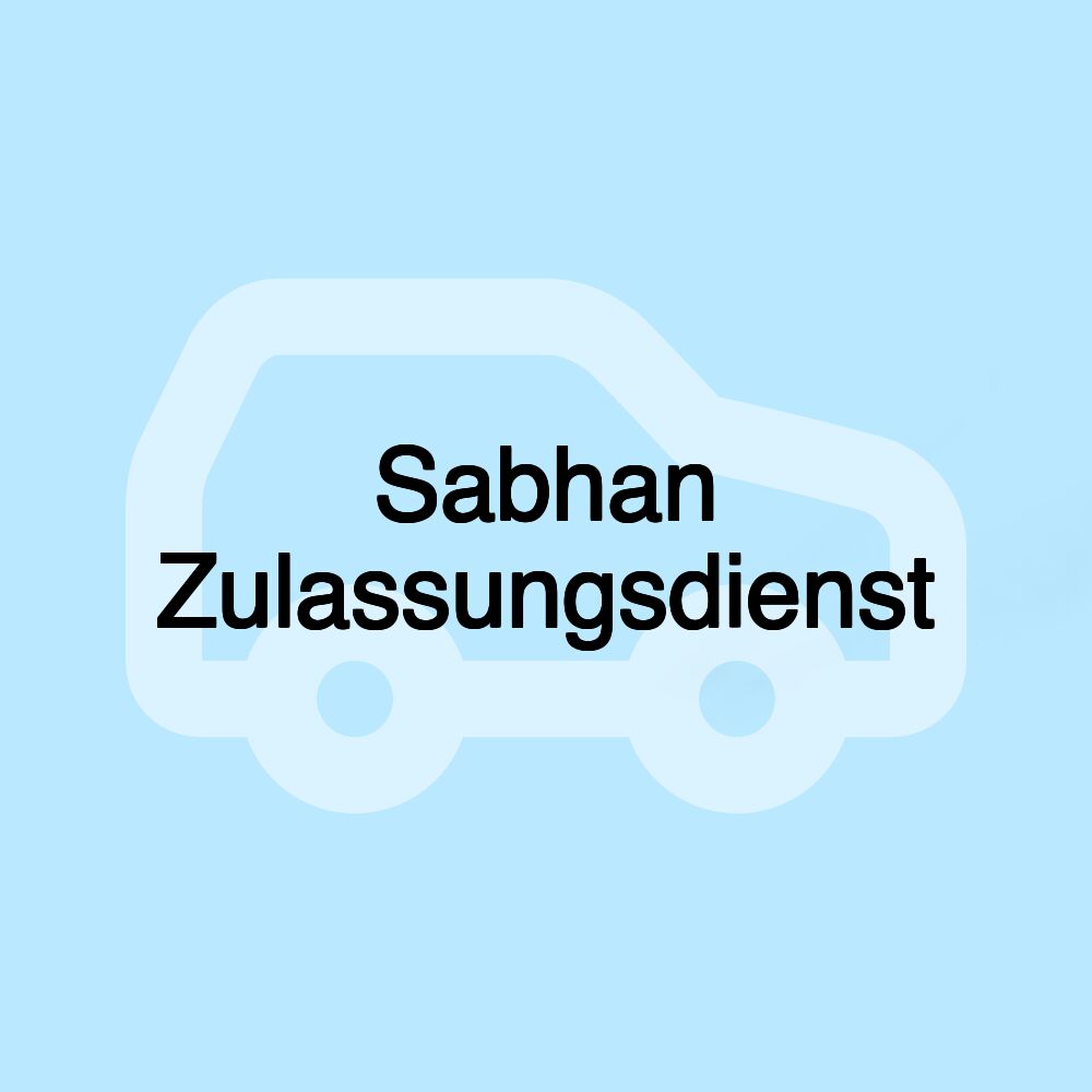 Sabhan Zulassungsdienst