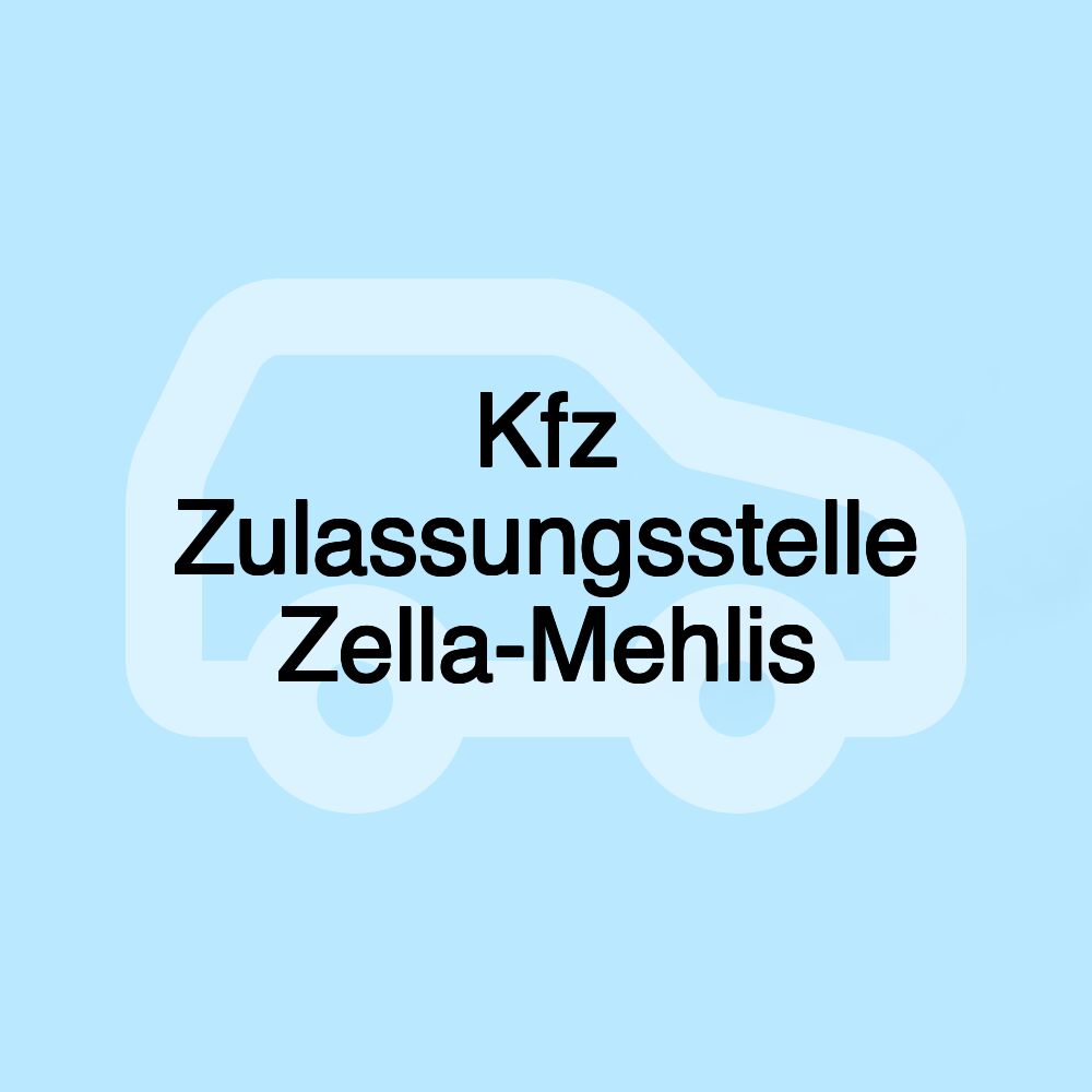 Kfz Zulassungsstelle Zella-Mehlis