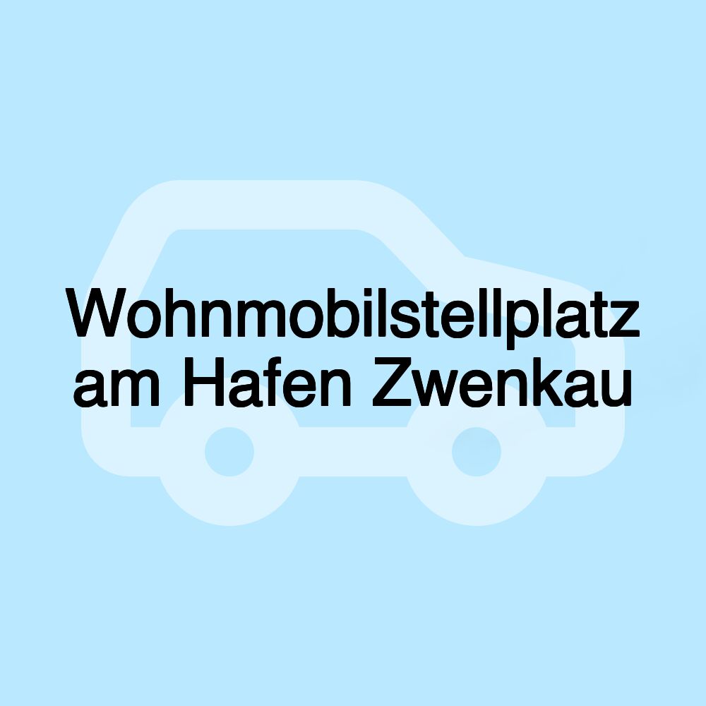 Wohnmobilstellplatz am Hafen Zwenkau